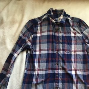 Men’s StJohns Bay Long Sleeve Flannel Shirt Size S